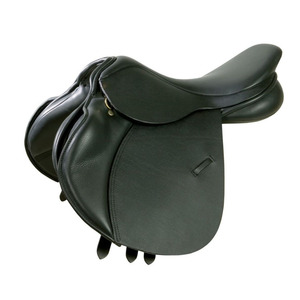 Selle de saut en cuir équilibrée pour l'équitation, siège sécurisé conçu pour la stabilité de l'entraînement au saut et les performances quotidiennes - Product Image 3