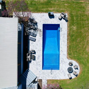 Outdoor Fiberglas Family Swimming <span class=keywords><strong>Pool</strong></span> Shell mit Spa Jacuzzi Custom Design <span class=keywords><strong>Inground</strong></span> oder Oberirdische Installation - Product Image 4