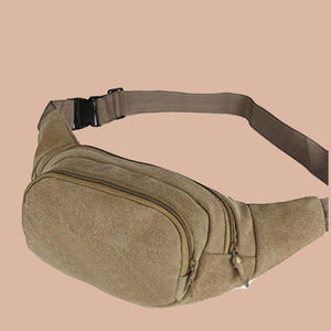 Riñonera de lona de gran capacidad para Unisex, riñonera personalizable con cierre de cremallera para viajes al aire libre - Product Image 6