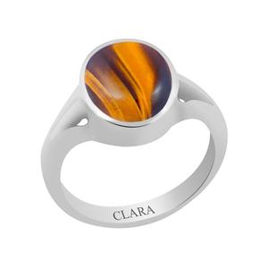NOVAMART Fine Certified Natural Tiger Eye & Amethyst Gemstone <b>Men's</b> <b>Rings</b> Bezel <b>Set</b> Geometric Pattern for Everyday Wear Wholesal - Product Image 1