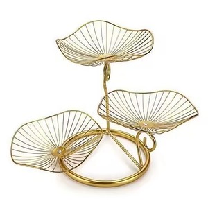 Cesta de frutas de Metal decorativa, organizador moderno Premium para mesa de comedor, encimera de cocina, elegante y duradero para el hogar - Product Image 2