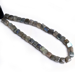 Bán Buôn <span class=keywords><strong>6Mm</strong></span> 7Mm Tự Nhiên Labradorite Đá Mặt Khối Lập Phương 3D Hộp Lỏng Bán Quý Đồ Trang Sức Làm Nguồn Cung Cấp Vuông Hạt Sợi - Product Image 3