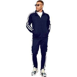 Logo personnalisé unisexe automne léger 100% coton respirant Joggers ensembles survêtement vêtements de sport pour la formation Gym confortable - Product Image 3