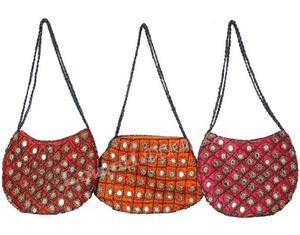 Bolsos de mano bordados de seda hechos a mano para mujer, para boda, fiesta de noche, estilo Vintage, dos bolsos de mano geométricos para novia - Product Image 1