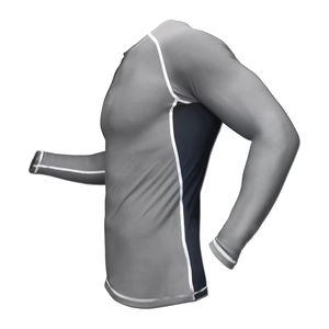 Protector de erupción de manga larga de poliéster de color personalizado para hombres adultos Jiu Jitsu & MMA Guardian - Product Image 3