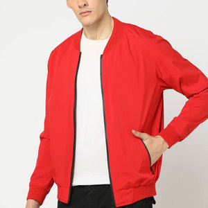 Marque privée personnalisée avec service OEM, vestes spandex à fermeture éclair pour hommes, vestes en spandex pour hommes, haut à la mode - Product Image 1