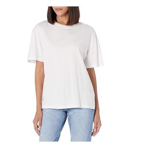 เสื้อเจอร์ซีย์แขนสั้นสำหรับผู้หญิงผ้าคอตตอนสีทึบเสื้อเจอร์ซี่ผ้าฝ้าย100% ไซส์ใหญ่พิเศษออกแบบได้ตามต้องการราคาโรงงานบังคลาเทศ - Product Image 1