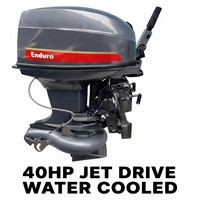 Moteur hors-bord à jet de 40 CV, 2 temps, refroidi par eau, essence, pour bateau de pêche et de travail, directement de l'usine