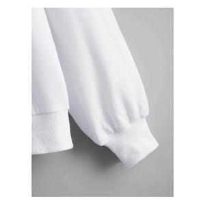 New Design Autumn Winter Plain Woman Sweatshirts Fashion Pullover Women Crew Neck Pullover Sweatshirt - Product Image 5