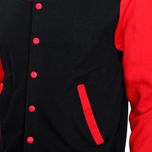 Red & Black Color Best Selling Slim Fit Casual Baseball Varsity <b>Jacket</b> High Street <b>Men's</b> <b>Jackets</b> From Pakistan - Product Image 6