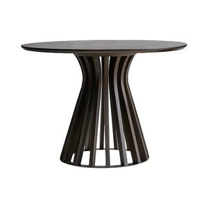 <b>Round</b> <b>Dining</b> Room Furniture Restaurant Furniture Customization Walnut Mango <b>Wood</b> Home Furniture Antique <b>Dining</b> <b>Table</b> Modern - Product Image 2