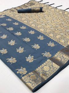 Sarouel en soie Banarasi pour femme, sarouel indien pour fête de mariage - Product Image 5