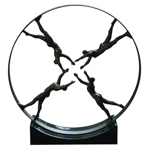 High-End Luxury Handmade Metal Animal Statue Interior Decoration Table Accent Living <b>Space</b> Modern Polished Home Decor - Product Image 4