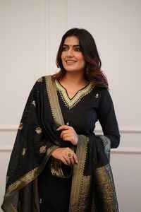 ชุดเสื้อคุตติปักลายผ้าวิสคอสของผู้หญิงชุดเสื้อผ้าลำลองเทรนด์แฟชั่นใหม่สำหรับใส่ในเทศกาลและชาติพันธุ์ - Product Image 5