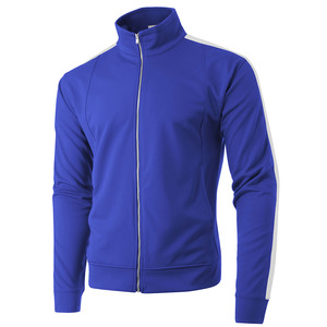 Haute Performance personnalisé hommes col à manches longues course piste veste qualité Polyester actif bas hiver en gros - Product Image 1