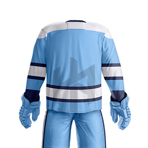 Uniforme de Hockey sobre Hielo Transpirable, Ecológico y de Secado Rápido, con Diseño Personalizado de Logotipo, Tallas Grandes para Adultos, el Más Popular - Product Image 6