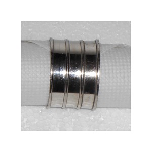 Fabuleux Design ménage Table à manger décoration ronds de serviette couleur or nouveau concepteur bonne qualité porte-serviettes en métal - Product Image 4