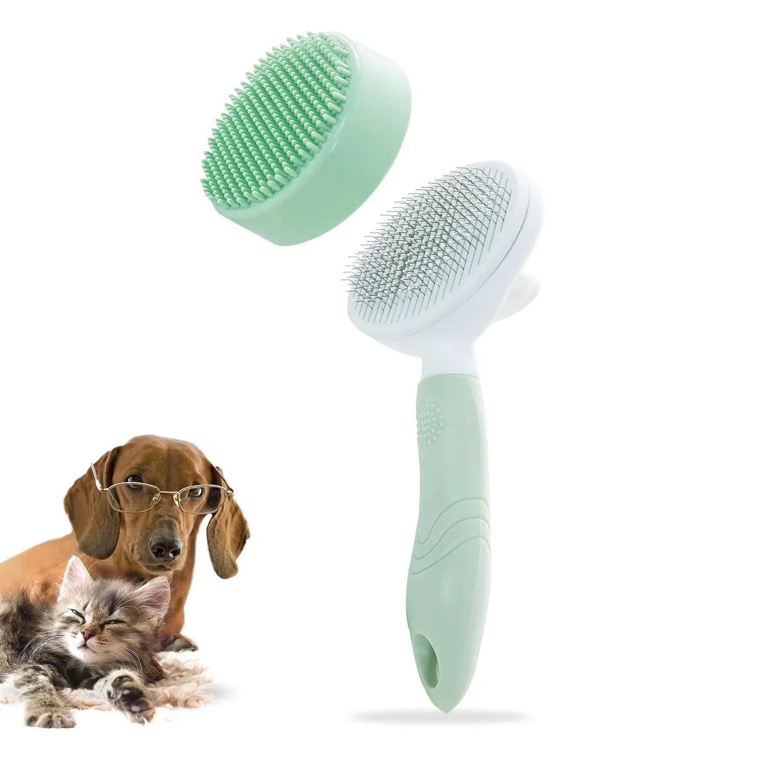 Pet Máy Hút Bụi Điện Làm Sạch Con Chó Và Mèo Lông Lông Chải Chuốt Bàn Chải Kit