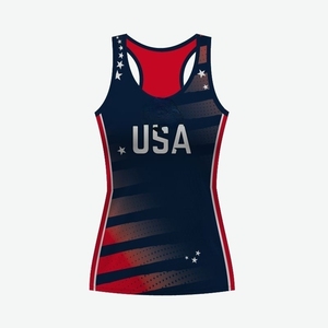 Venta al por mayor Mujeres Tank Tops Verano Sin Mangas Softball Racerback Jersey Venta caliente camisetas sin mangas - Product Image 3