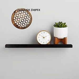 Sous-plat en bois de manguier découpé au laser, motif nid d'abeille, écologique, résistant à la chaleur, design rustique, diamètre 6 pouces, épaisseur 10 mm - Product Image 4