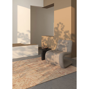Tapis en laine noués à la main AKWL-2028, motif abstrait rouge thym et orange, pour la maison, kilim rectangulaire 9x12 pour entrée, salon, couloir - Product Image 6