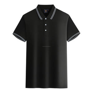 OEM Precio de fábrica Logotipo personalizado Impreso Hombres Polo Camisa 200gsm Poliéster Spandex Algodón Casual Wear Plain Blank Polo T Shirt - Product Image 1