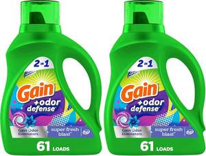 Detergente Líquido para Ropa Gain Ultra Oxi, 154 oz (4.55 L), Aroma Waterfall Delight, Compatible con HE – Suministro al por Mayor - Product Image 3