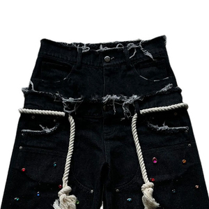 Shorts de survêtement pour homme en feutre Lupin, personnalisés, délavés à l'acide, taille mi-haute, streetwear uni, poids lourd, 100% coton, tissu éponge français, poche rapide - Product Image 2