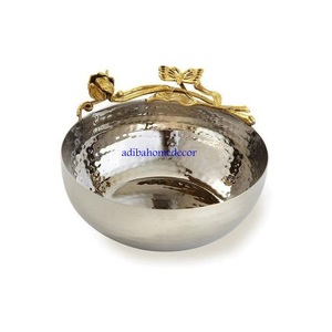 Venta al por mayor de cuencos para mezclar de hierro y aluminio con diseño de lujo moderno para el hogar restaurante fiesta uso - Product Image 1