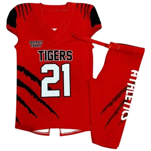 Ajuste uniforme de fútbol americano seco, Jersey de fútbol americano personalizado bordado desgaste de fútbol americano - Product Image 1