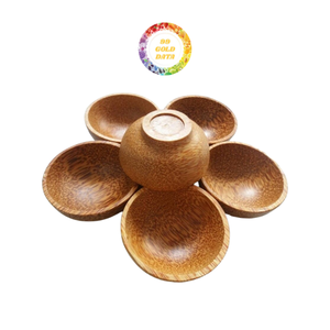 Bol en coquille de noix de coco fabriqué à la main du Vietnam pour l'exportation avec un prix approprié pour les acheteurs importateurs - Product Image 1