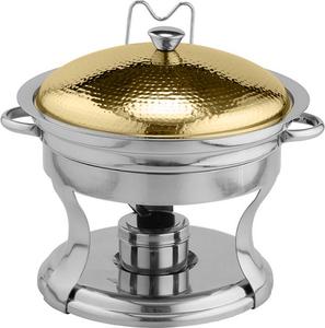 Custom Made Decorative Metal Chafing Dish Nickel Finishing Handmade Design Chafing Dish With Durable Quality - Product Image 5