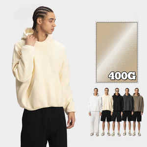 Fabricant de sweats à capuche, style streetwear personnalisé, mélanges de coton de 400 grammes, sweats à capuche coupe ample, sweats à capuche surdimensionnés - Product Image 2