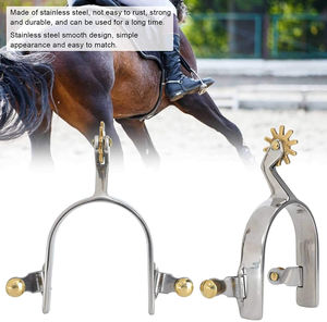 Éperon de cheval de course occidental d'acier inoxydable de fabricant professionnel - Product Image 3