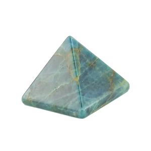 Haute qualité Offres Spéciales naturel bleu apatite cristal pyramide sculpture guérison pierre sculpture pour pierres précieuses cristal artisanat grossiste - Product Image 4