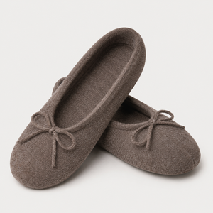 Chaussons en cachemire tricotés de Mongolie intérieure, doux, luxueux et chauds, pour la maison, vente en gros - Product Image 1