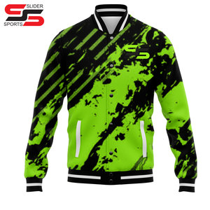 Veste d'université en cuir de haute qualité manches en cuir laine corps veste de Baseball 2026 université collège veste extérieure - Product Image 6