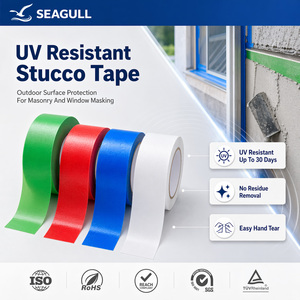 Ruban de masquage professionnel en PE résistant aux UV pour la protection des cadres de fenêtres et de portes en plâtre lors de la construction - Product Image 1