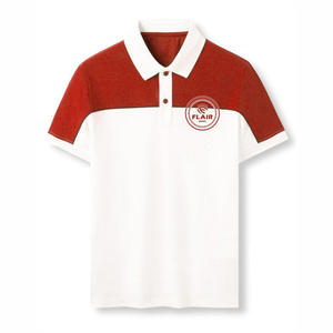 Offre Spéciale hommes 100% coton pour Polo T-Shirt personnalisé bonne qualité couleur unie Style décontracté motif 180g tissu poids avant - Product Image 3