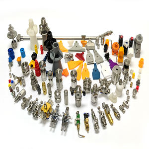 1/2 "Rotierende Landwirtschaft Bewässerungs sprüh düse, Rotations-Doppeldüsen-Sprinkler aus Zine-Legierung - Product Image 5