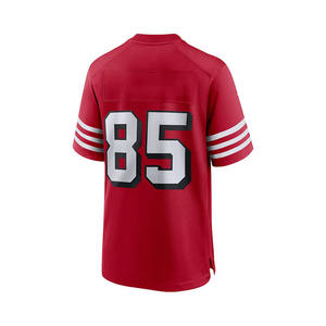 Maillot de football américain personnalisé de haute qualité en polyester 280G, imprimé par transfert thermique, manches courtes, vente en gros, collection 2026 - Product Image 3