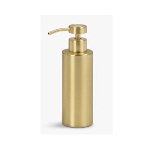 Pompe de distributeur de savon de couleur dorée de conception unique pour la maison hôtel salle de bain et cuisine pompe de lavage à la main en métal de haute qualité - Product Image 1
