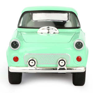 Voiture en métal à friction - Cyan - Product Image 4
