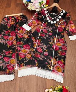 Latest Ladies Cotton Reyon Anarkali Kurtis Dupatta <b>Jacket</b> Indian Pakistani Ready Wear Fashion Wholesale ApparelGarment Ladies' - Product Image 5