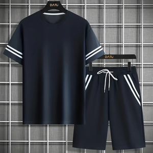 ชุดเสื้อผ้าฝ้ายขนาดใหญ่สำหรับผู้ชายเสื้อยืดลำลองแนวสตรีทพิมพ์ลายแบบกำหนดเองสำหรับฤดูร้อน - Product Image 1