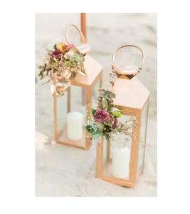 100% qualité assurée élégant forme décorative métal lanterne bougeoir pour la décoration de la maison utiliser éclairage décor vente chaude - Product Image 5