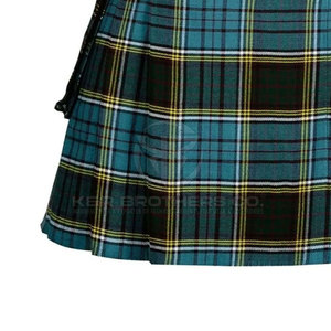 กระโปรงผ้าลายสก็อตสำหรับผู้หญิงผ้าขนแกะอะคริลิคนุ่มสบายอุปกรณ์เครื่องดนตรีลายสก็อต - Product Image 6