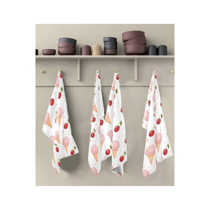 Absorbant 100% Coton GOTS Party Crackers Brodé Nid D'abeille Armure 550GSM Anti-Rides Écologique Premium Serviette De Cuisine - Product Image 2