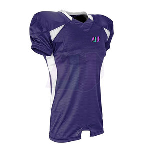 Stylish Breathable American Football Uniform Sets with Short Sleeve Premium Fabric Comfortable Fit Designed for Training & <b>Games</b> - Product Image 2