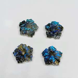 Piedras Preciosas de Labradorita 100% Naturales Talladas a Mano de 16 mm, Cuentas Sueltas para Joyería y Artesanía, de 2 a 5 Piezas - Product Image 3